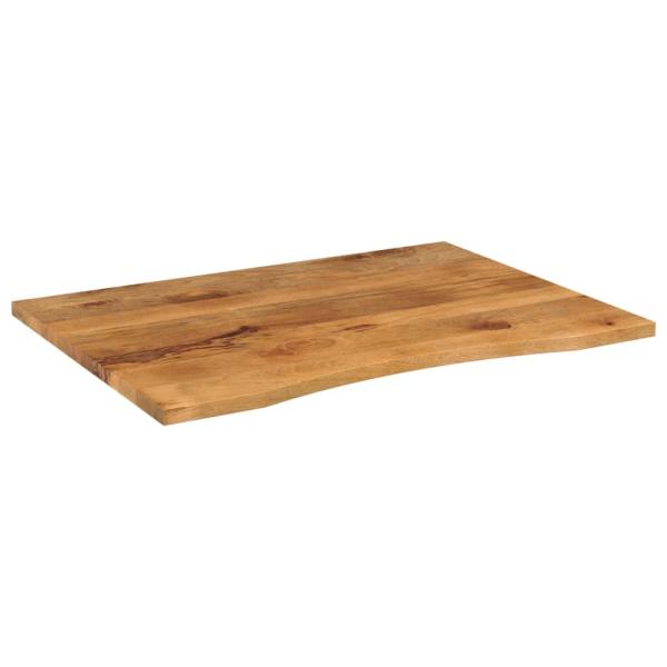 ARDEBO.de - Schreibtischplatte mit Aussparung 110x80x2,5cm Massivholz Mango