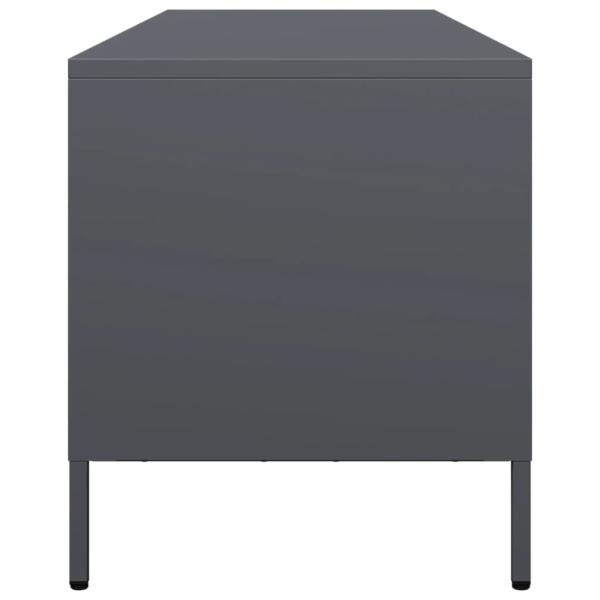 TV-Schrank Anthrazit 135x39x43,5 cm Kaltgewalzter Stahl