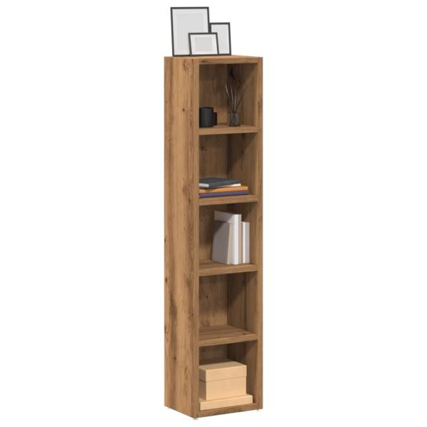 ARDEBO.de - CD-Regale 2 Stk. Artisan-Eiche 21x16x93,5 cm Holzwerkstoff