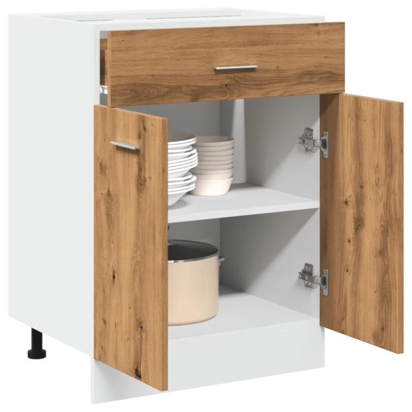 ARDEBO.de - Unterschrank Artisan-Eiche 60x46x81,5 cm Holzwerkstoff