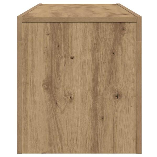 TV-Schrank mit LED Artisan-Eiche 120x36,5x40 cm Holzwerkstoff