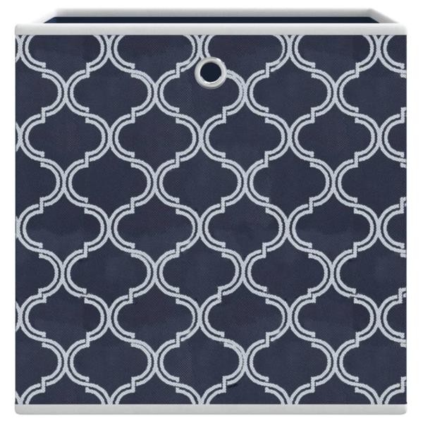 Faltboxen 10 Stk. Blau 32x32x32 cm Vlies