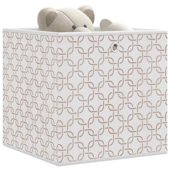 ARDEBO.de - Faltboxen 10 Stk. Creme 32x32x32 cm Vlies