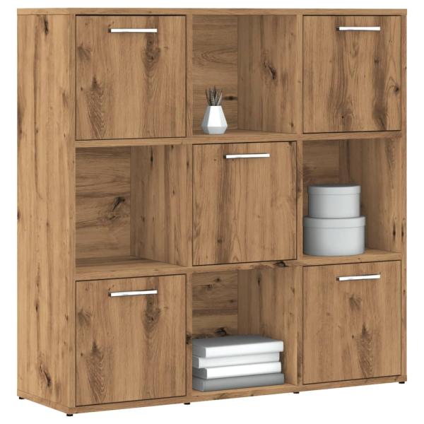 ARDEBO.de - Bücherregal Artisan-Eiche 90x28x90 cm Holzwerkstoff