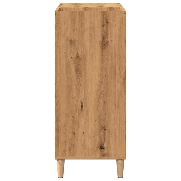 Plattenschrank Artisan-Eiche 84,5x38x89 cm Holzwerkstoff