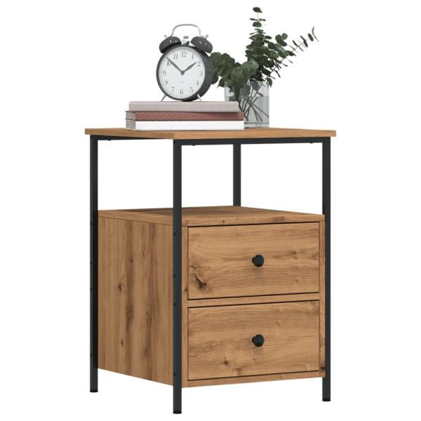ARDEBO.de - Nachttisch Artisan-Eiche 34x35,5x50 cm Holzwerkstoff