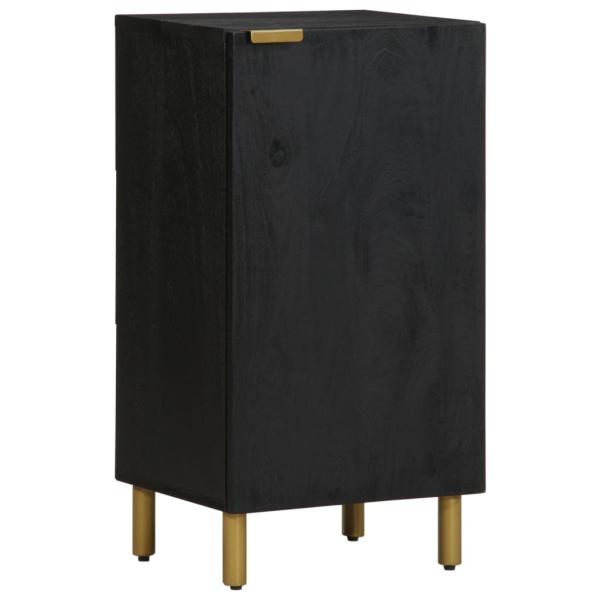 ARDEBO.de - Sideboard Schwarz 40x33x75 cm Holzwerkstoff
