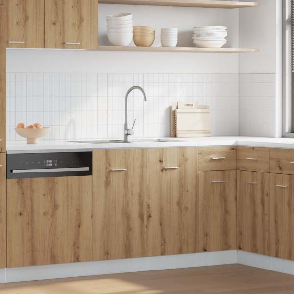 Spülenunterschrank Artisan-Eiche 80x46x81,5 cm Holzwerkstoff