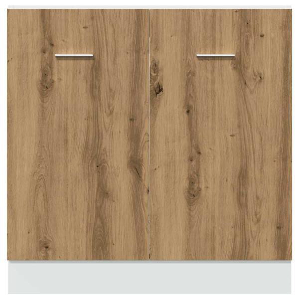 Spülenunterschrank Artisan-Eiche 80x46x81,5 cm Holzwerkstoff