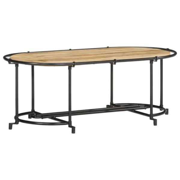 ARDEBO.de - Couchtisch 110x55x40 cm Raues Mangoholz