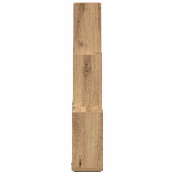 Würfelregal Artisan-Eiche 78x15x93 cm Holzwerkstoff