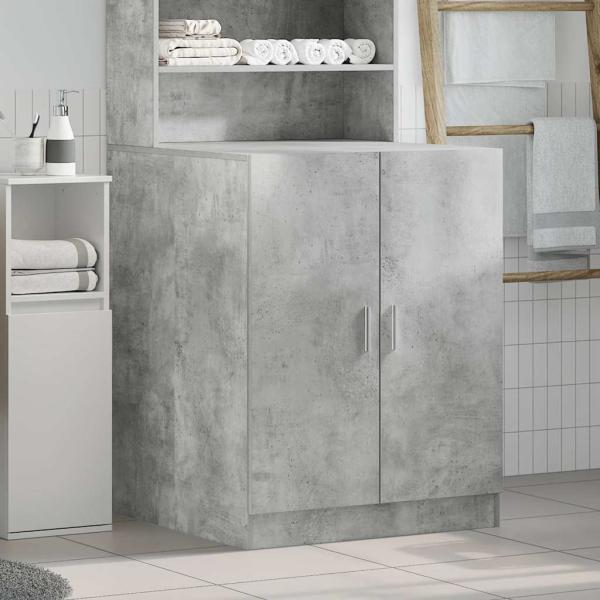 Waschmaschinenschrank Betongrau 70,5x71,5x91,5 cm