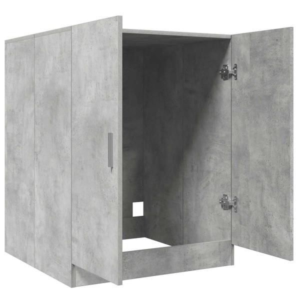 Waschmaschinenschrank Betongrau 70,5x71,5x91,5 cm