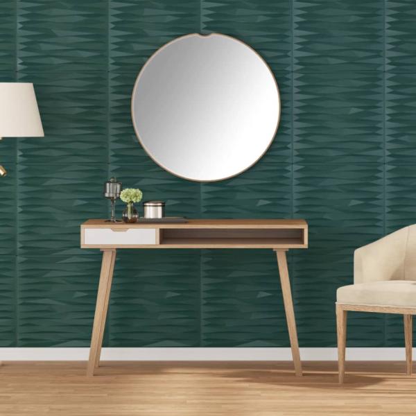 ARDEBO.de - Wandpaneele 24 Stk. Grün 50x50 cm XPS 6 m² Stein
