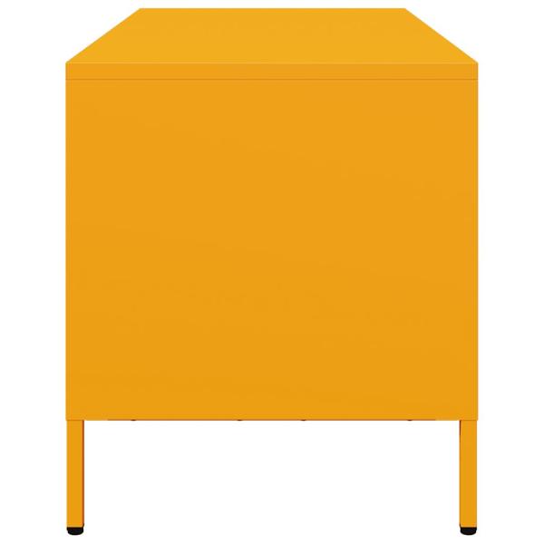 TV-Schrank Senfgelb 68x39x43,5 cm Kaltgewalzter Stahl