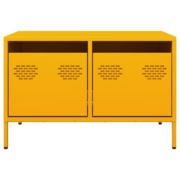 TV-Schrank Senfgelb 68x50x43,5 cm Kaltgewalzter Stahl