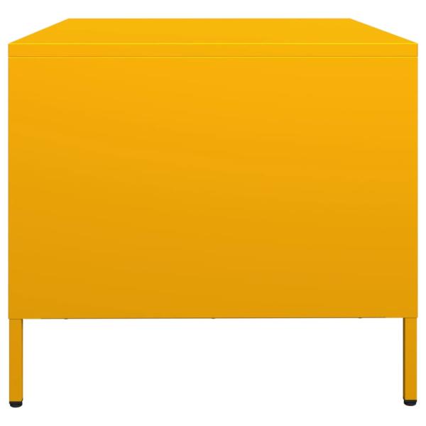 TV-Schrank Senfgelb 68x50x43,5 cm Kaltgewalzter Stahl