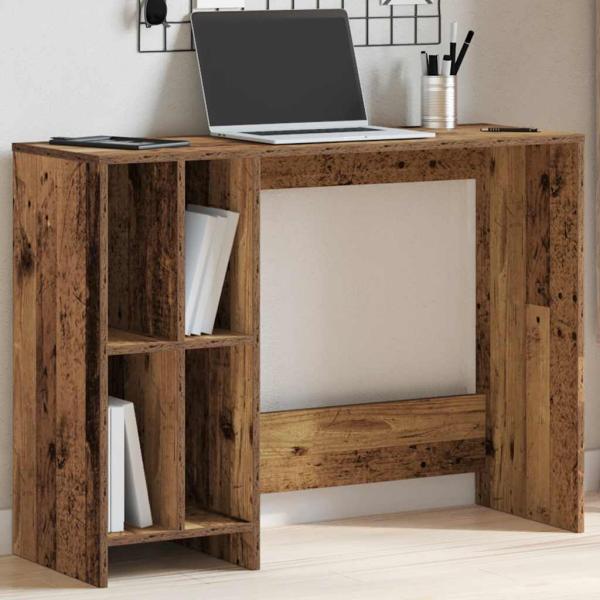 ARDEBO.de - Schreibtisch Altholz-Optik 102,5x35x75 cm Holzwerkstoff