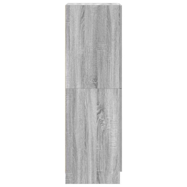 Küchenschrank Grau Sonoma 38x41,5x131,5 cm Holzwerkstoff