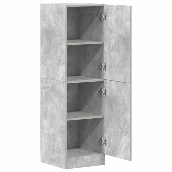 Küchenschrank Betongrau 38x41,5x131,5 cm Holzwerkstoff