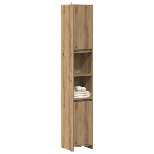 ARDEBO.de - Badschrank Artisan-Eiche 30x30x183,5 cm Holzwerkstoff
