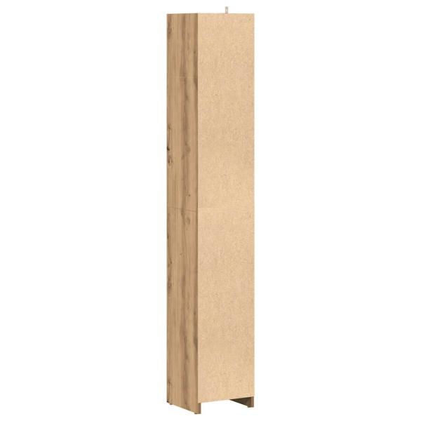 Badschrank Artisan-Eiche 30x30x183,5 cm Holzwerkstoff