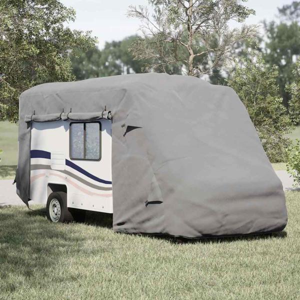 ARDEBO.de - Schutzhülle für Wohnmobil Grau 570x235x275 cm Vliesstoff
