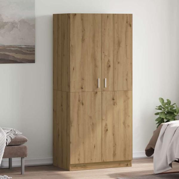 ARDEBO.de - Kleiderschrank Artisan-Eiche 90x52x200 cm Holzwerkstoff
