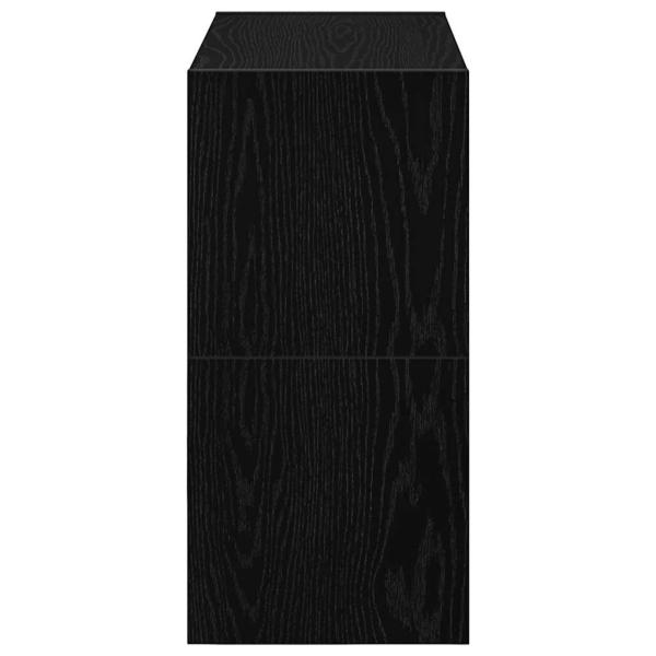 Schuhregale 2 Stk. Stapelbar Braun Eichen-Optik 60x30x30,5 cm