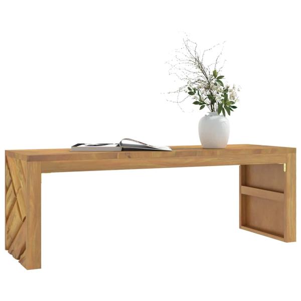 ARDEBO.de - Couchtisch 110x35x38 cm Massivholz Teak