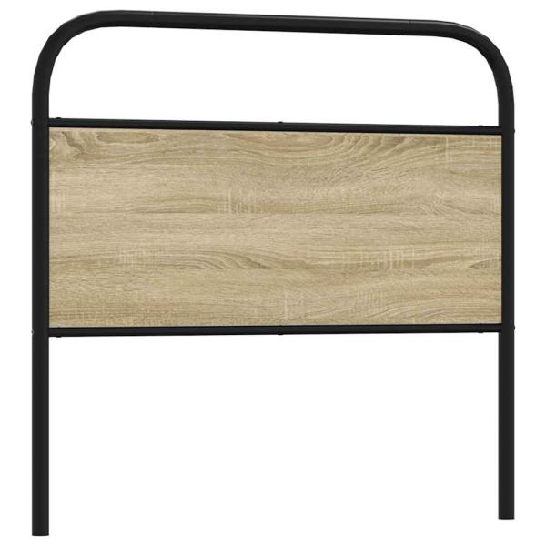ARDEBO.de - Kopfteil Sonoma-Eiche 100 cm Stahl und Holzwerkstoff