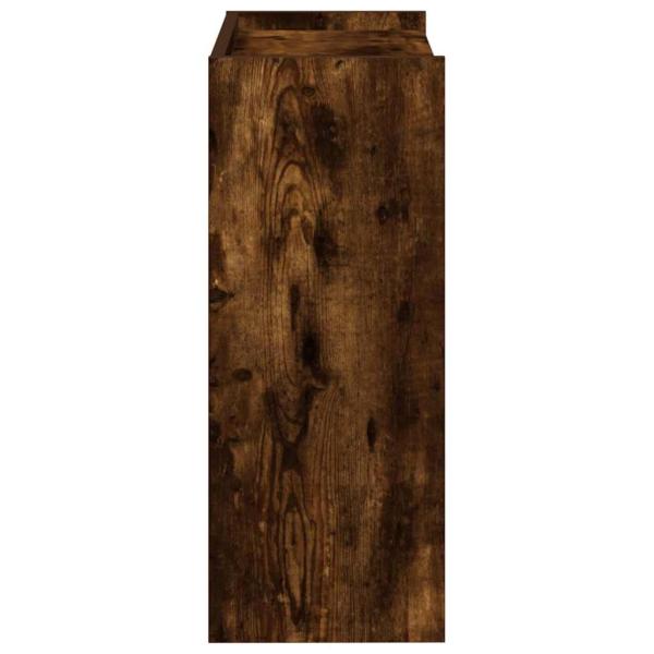 Schuhregal Räuchereiche 60x25x62 cm Holzwerkstoff