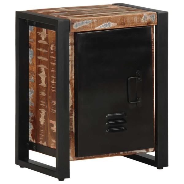 ARDEBO.de - Nachttisch Mehrfarbig 40x30x51 cm Altholz Massiv