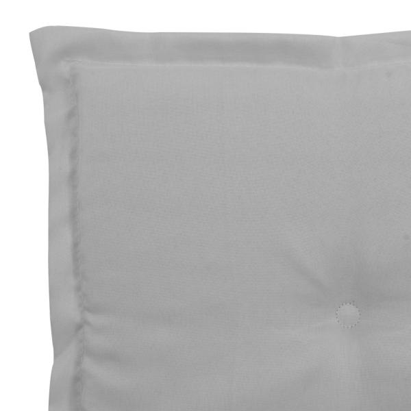 Gartenstuhl-Kissen 2 Stk. Grau 50x50x3 cm Oxford-Gewebe