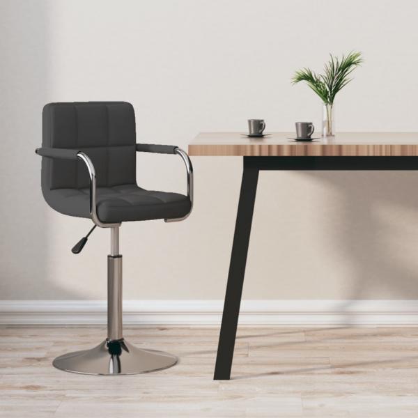 ARDEBO.de - Barhocker Dunkelgrau Stoff