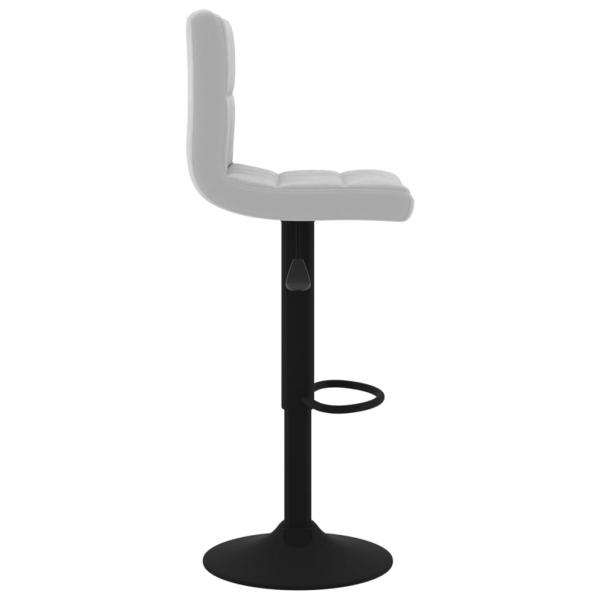Barhocker Hellgrau Samt