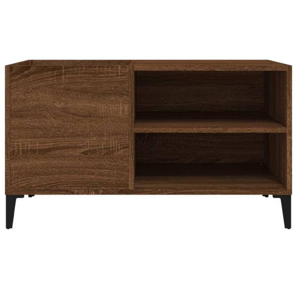 Plattenschrank Braun Eichen-Optik 84,5x38x48 cm Holzwerkstoff