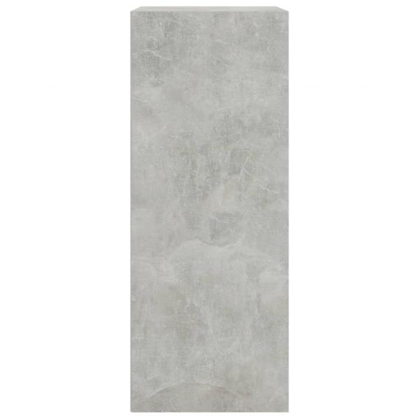 Bücherregal 2 Fächer Betongrau 60x30x76,5 cm Holzwerkstoff