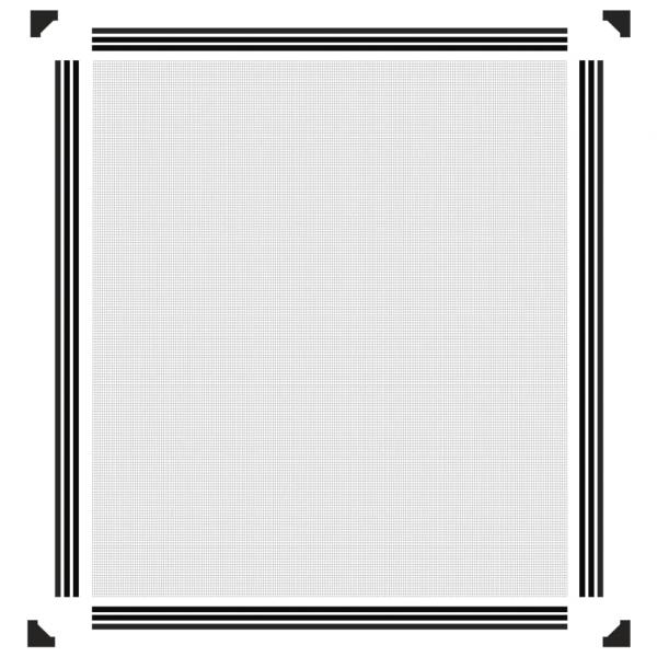 Magnet-Insektenschutz für Fenster Anthrazit 120x140 cm