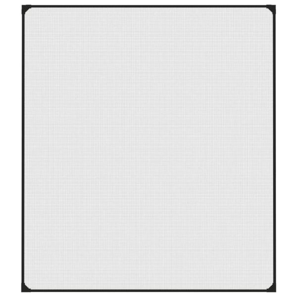 Magnet-Insektenschutz für Fenster Anthrazit 130x150 cm