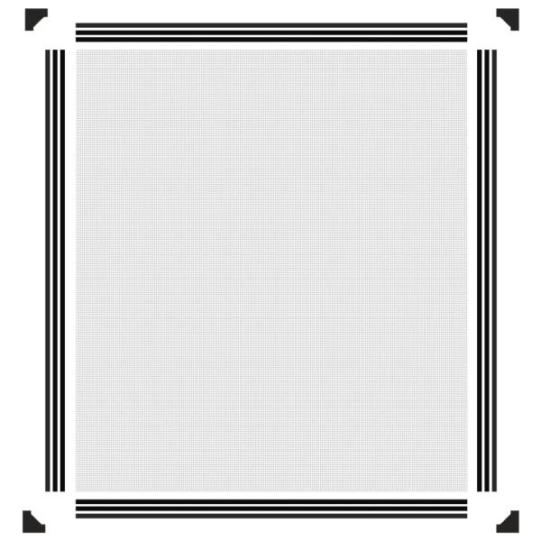 Magnet-Insektenschutz für Fenster Anthrazit 130x150 cm