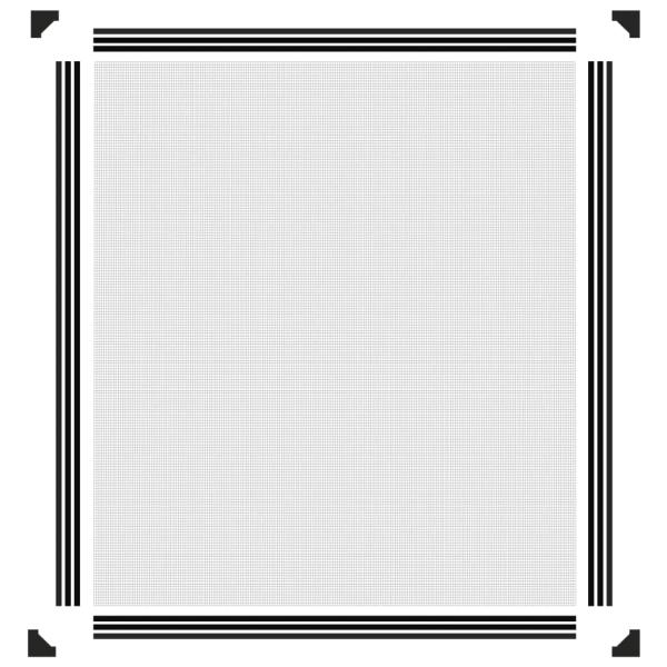 Magnet-Insektenschutz für Fenster Anthrazit 130x150 cm