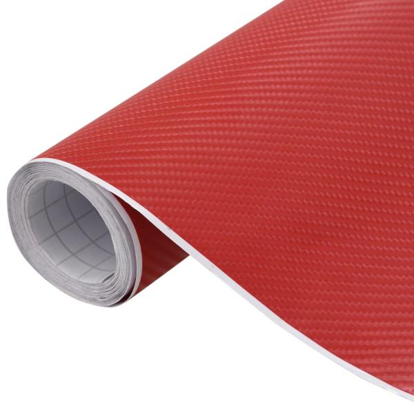 ARDEBO.de - Autofolien 2 Stk. 4D Rot 100x150 cm