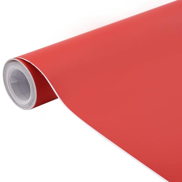 ARDEBO.de - Autofolien 2 Stk. Matt-Rot 100x150 cm
