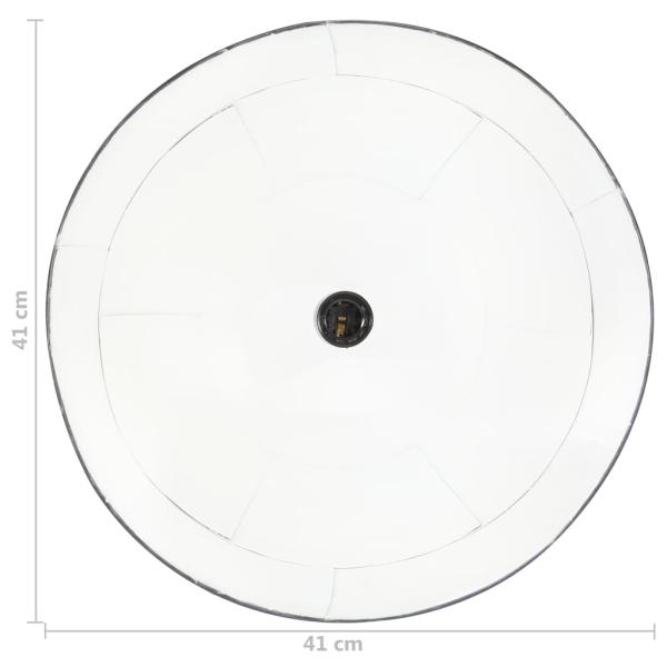 ARDEBO.de - Hängelampe Vintage Industriestil 25 W Schwarz Rund 41 cm E27