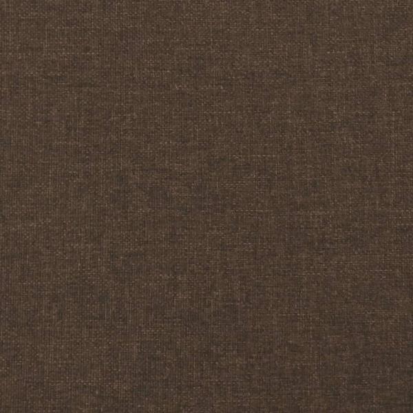 ARDEBO.de - Bettgestell ohne Matratze Dunkelbraun 120x200 cm Stoff