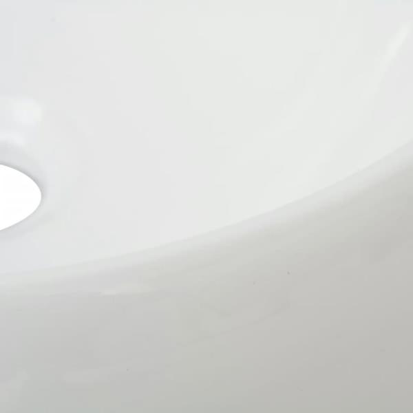 2-tlg. Badmöbel-Set Keramik Eichenbraun