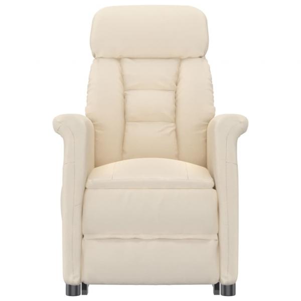 Relaxsessel Elektrisch Beige Mikrofasergewebe