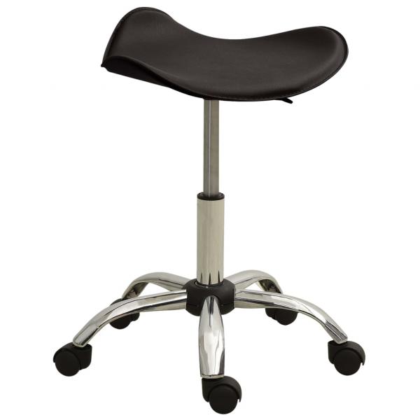 ARDEBO.de - Friseur Rollhocker Braun Kunstleder