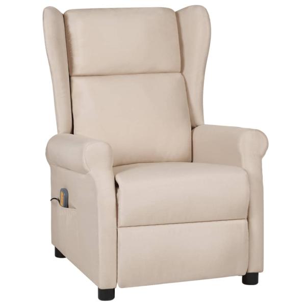 ARDEBO.de - Massagesessel Creme Stoff